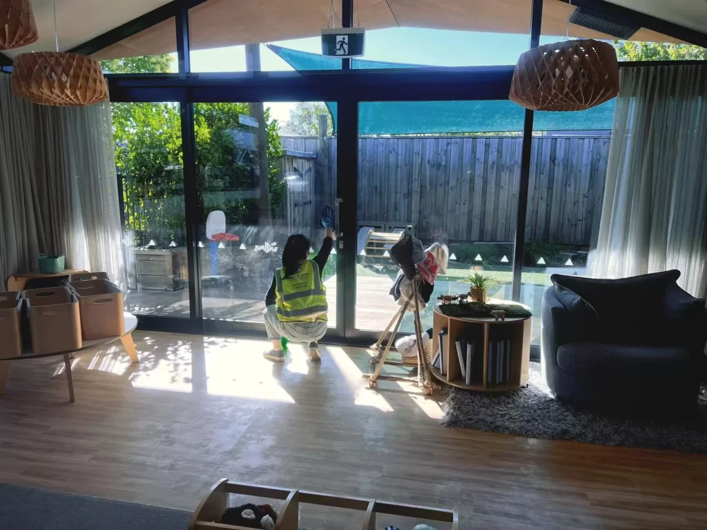 Childcare window cleaning service by Triple Star Commercial Cleaning, Christchurch and Auckland.