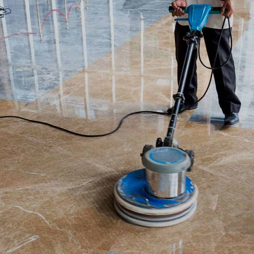 Triple Star Commercial Cleaning staff performing light surface and spot cleaning for an end-of-lease touch-up in Auckland and Christchurch.